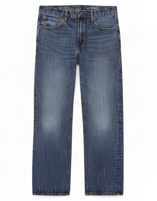 Jeans retos masculinos Gap W32 L30 algodão azul