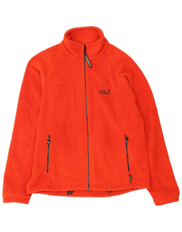 Jaqueta masculina de lã com forro gráfico Jack Wolfskin Reino Unido 42 XL poliéster vermelho