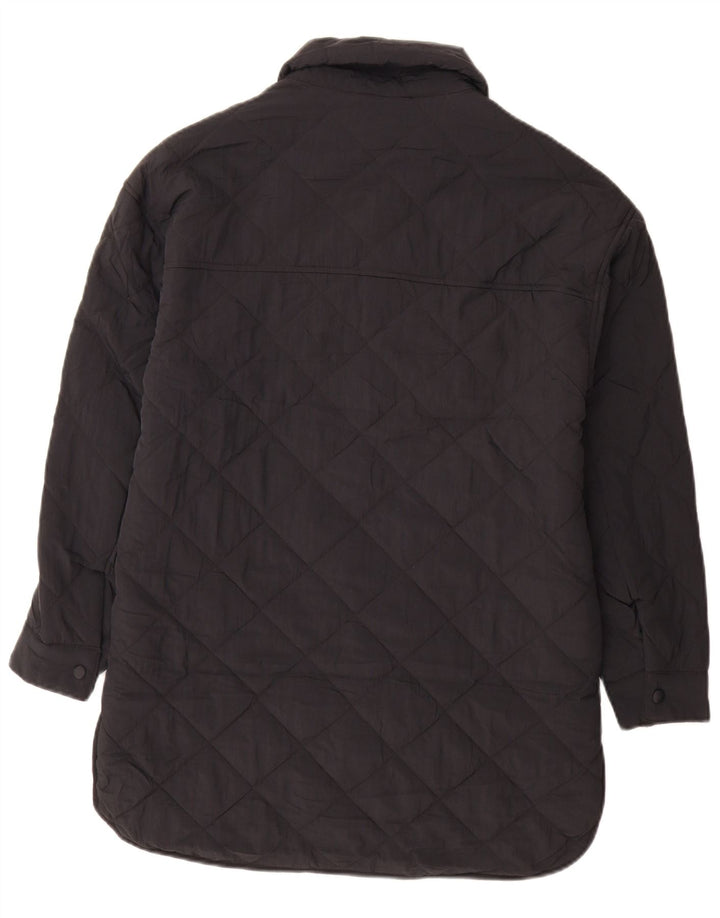 Casaco feminino acolchoado grande Marks & Spencer Reino Unido 6 XS preto