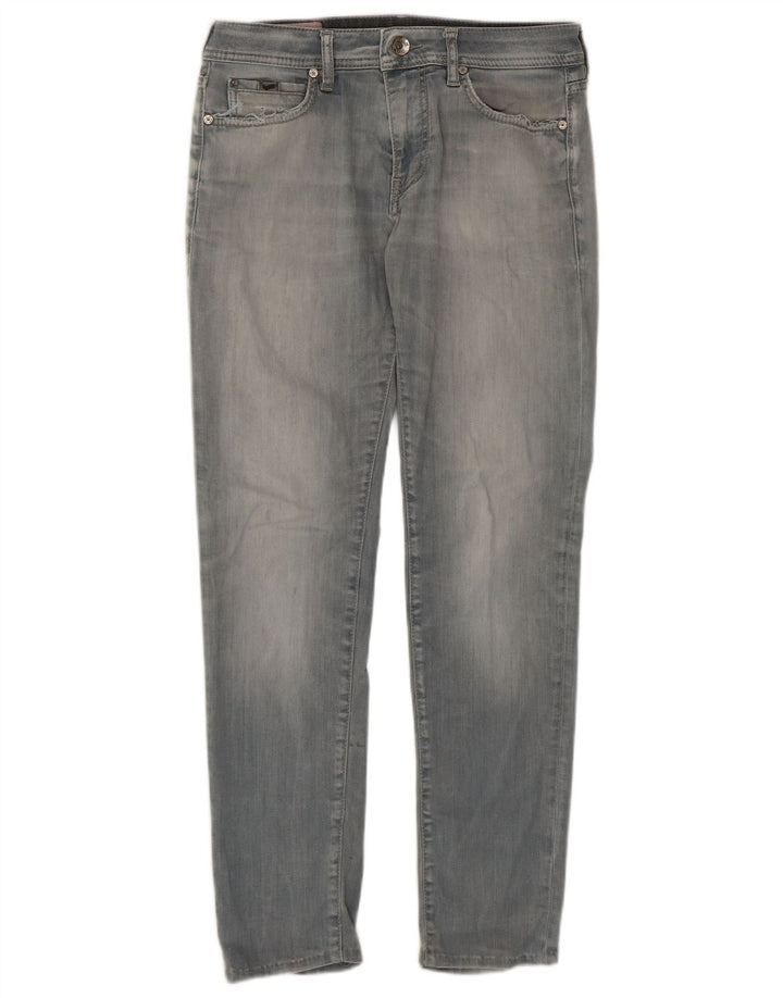 Gas Womens Slim Jeans W32 L29 Cinza Algodão