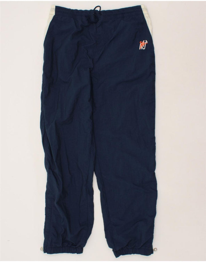 NORDICA Mens Tracksuit Trousers Joggers IT 50 Large Navy Blue Colourblock Vintage Nordica and Second-Hand Nordica from Messina Hembry 