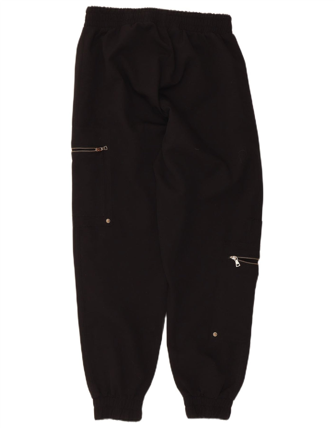 Calça esportiva feminina Zara Cargo Joggers UK 8 pequena preta