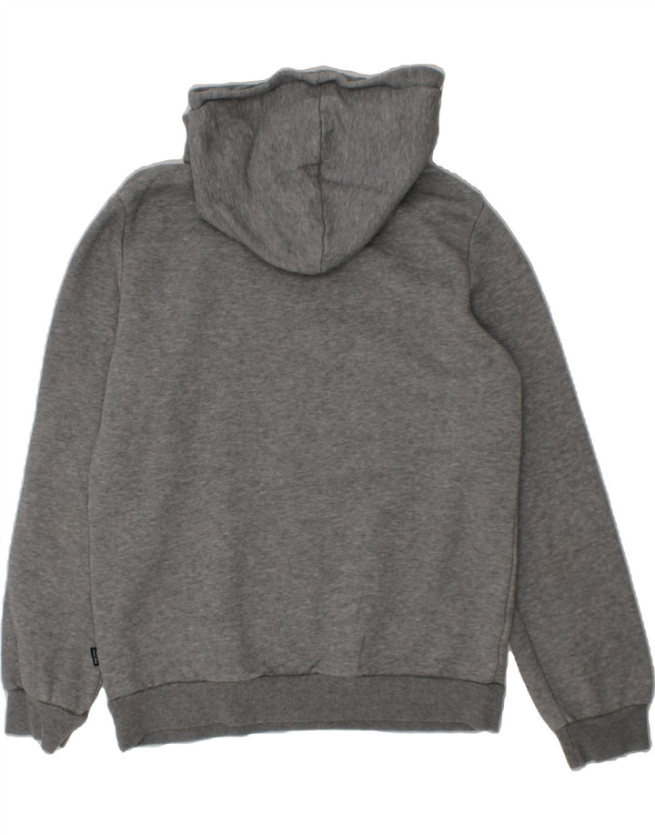 PUMA Boys Graphic Hoodie Jumper 11-12 Years Grey Cotton Vintage Puma and Second-Hand Puma from Messina Hembry 