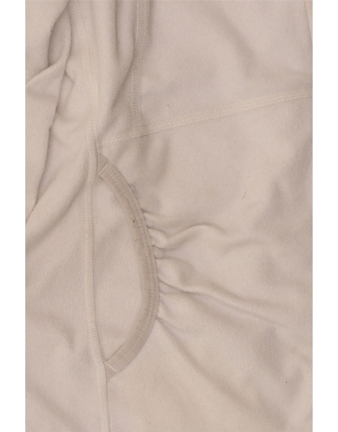 Jaqueta de lã com capuz feminina The North Face UK 12 poliéster branco médio