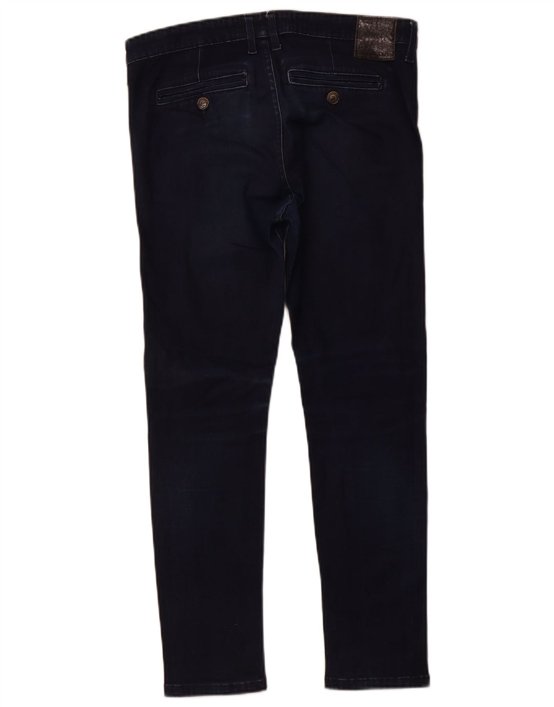 Calça jeans feminina Calvin Klein Slouchy Crop Slim W26 L25 azul marinho