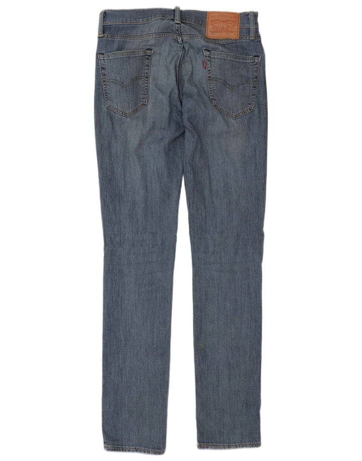 LEVI'S Masculino 511 Slim Jeans W30 L34 Azul Algodão