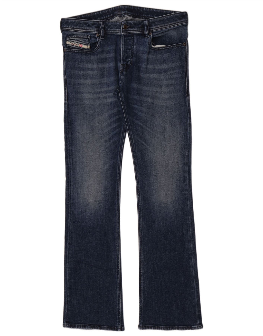 Diesel feminino bootcut jeans W31 L33 azul algodão