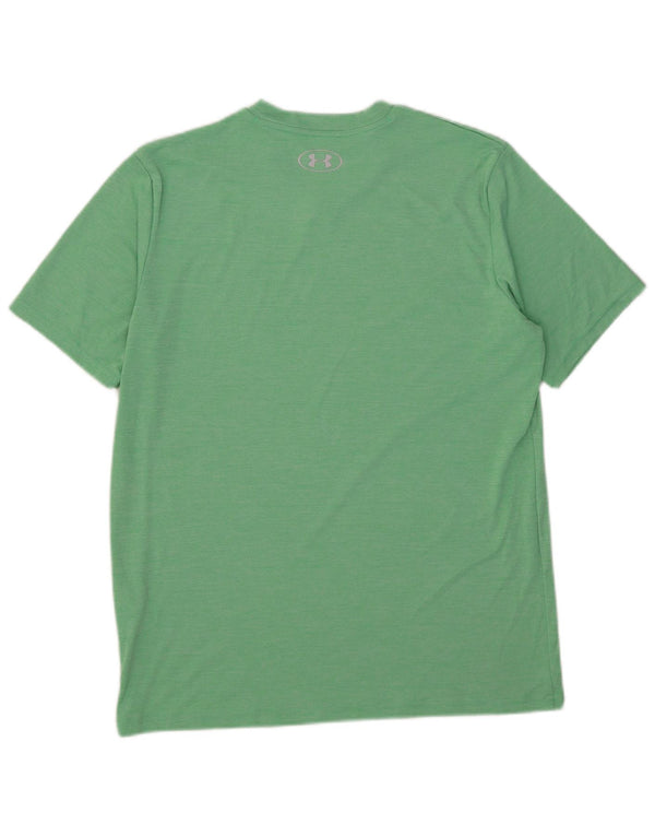 Camiseta masculina Under Armour Top poliéster verde médio