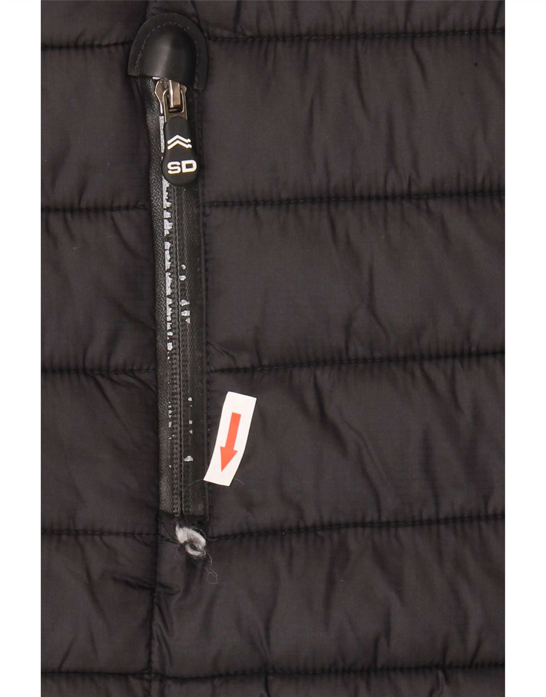 Jaqueta acolchoada masculina Superdry UK 38 médio preto nylon