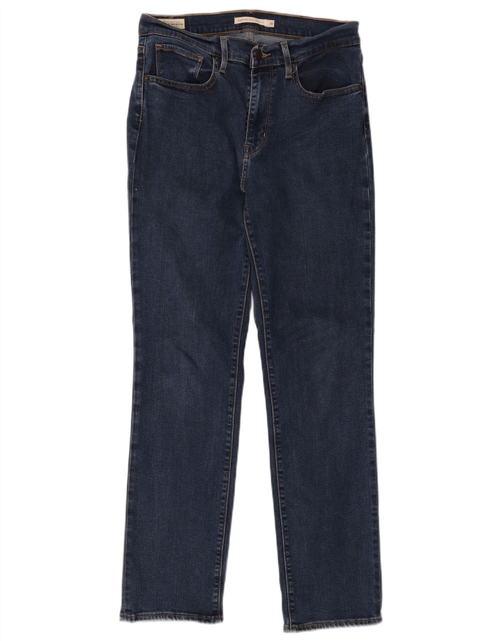 Calça jeans feminina Levi's 724 High Rise Straight W30 L30 Azul