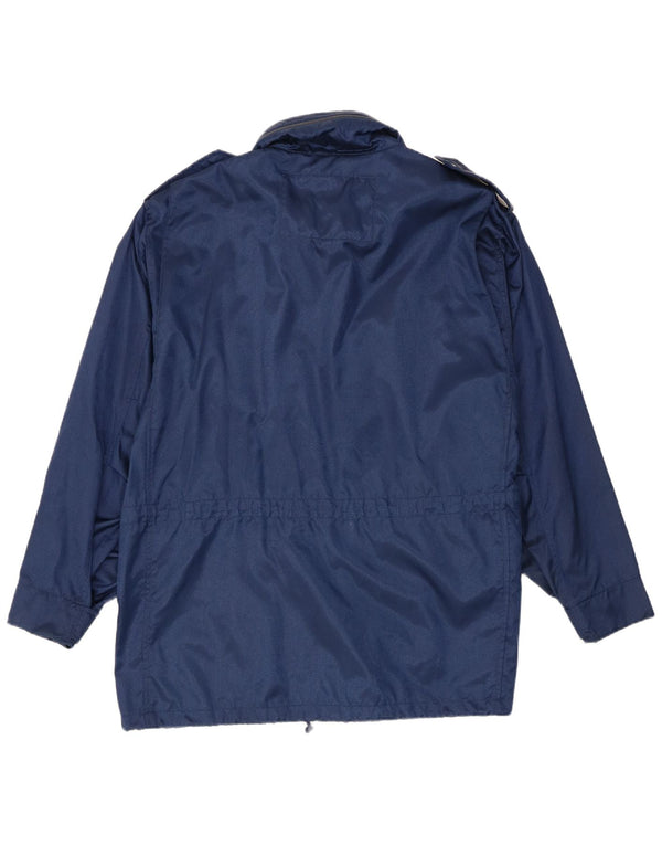 Jaqueta militar masculina com capuz Pacific Trail UK 42 XL azul marinho poliamida