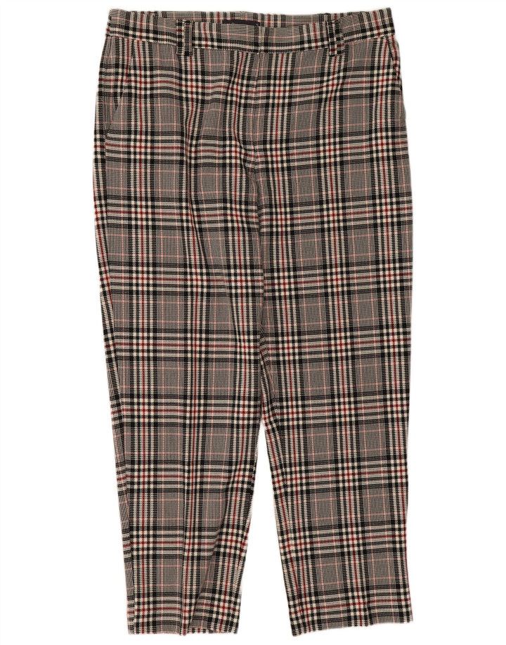 Calça feminina Marks & Spencer UK 14 grande W34 L26 multicolorida