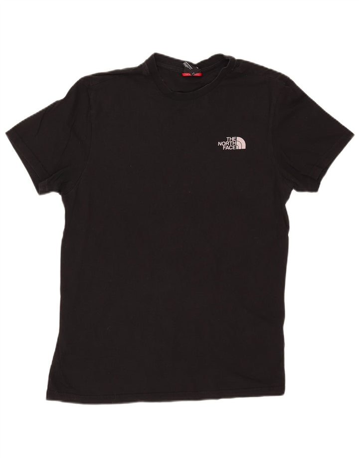 Camiseta masculina THE NORTH FACE top pequeno algodão preto