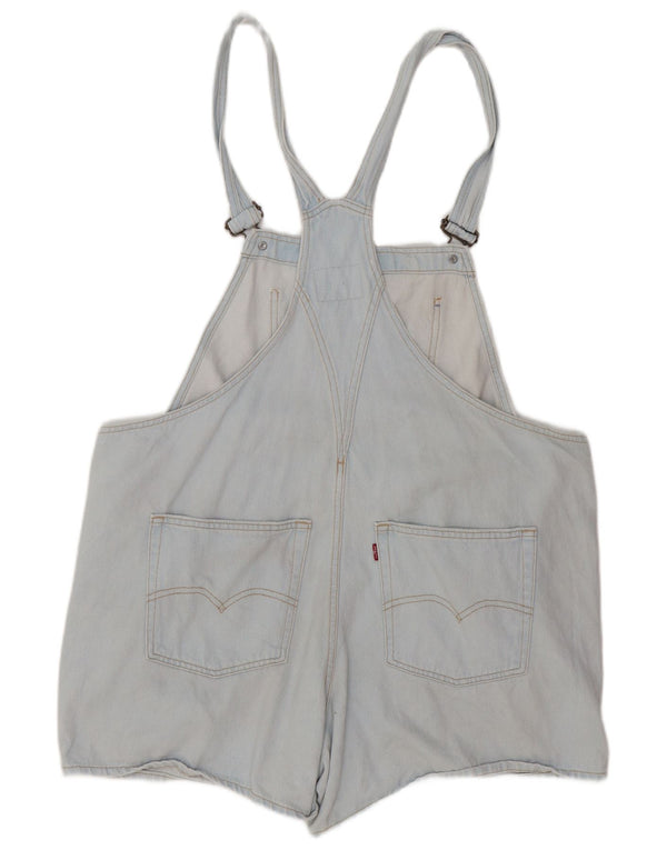 Shorts jeans feminino Levi's Dungarees US 16 XL W46 azul algodão