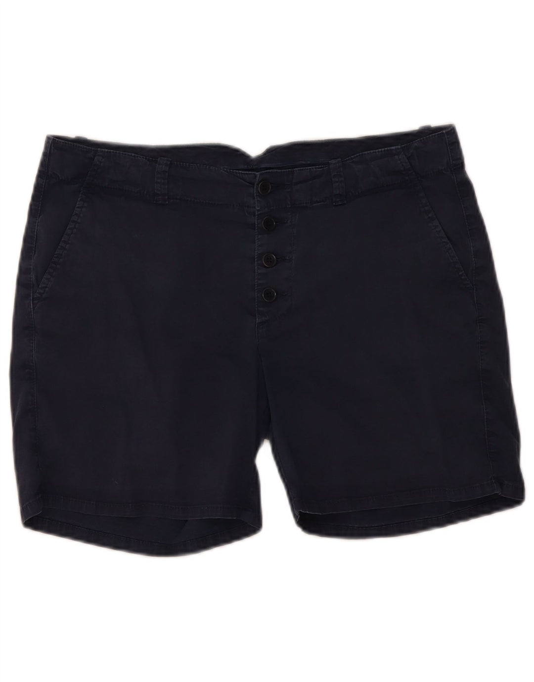 Liu Jo Shorts Chino Feminino W34 Grande Azul Marinho