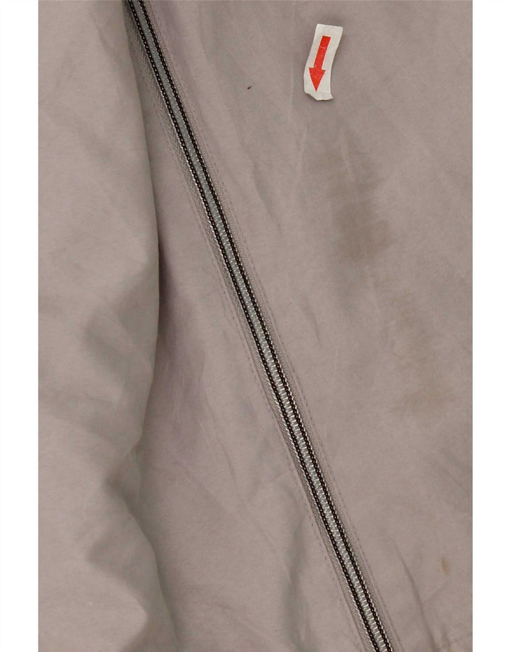 Jaqueta de chuva masculina Champion UK 42 XL cinza colorblock poliéster