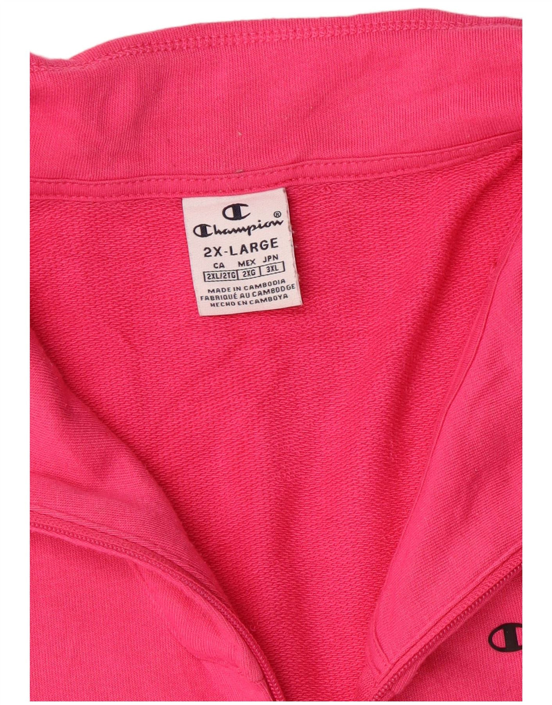 CHAMPION Jaqueta feminina de treino UK 20 2XL rosa