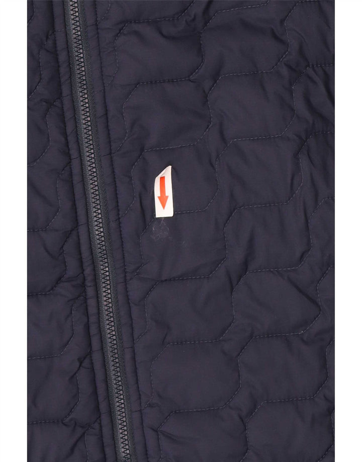 Jaqueta acolchoada masculina The North Face UK 40 grande nylon azul marinho