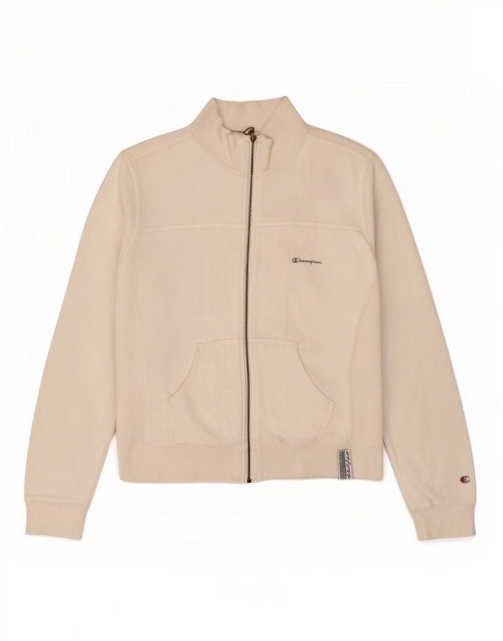 Jaqueta feminina Champion Heritage Classics Tracksuit UK 14 Médio Branco