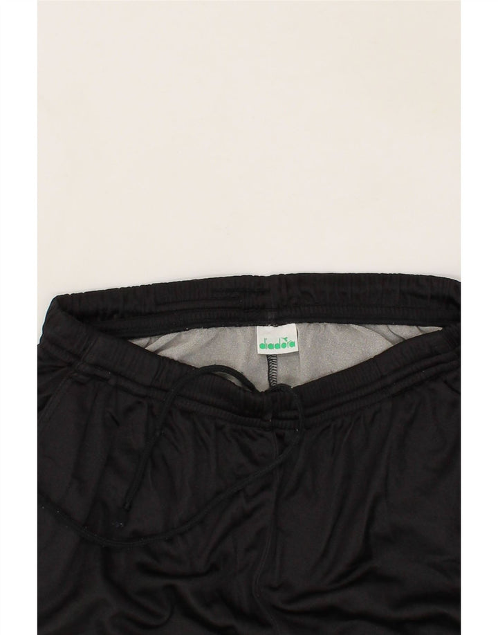 DIADORA Mens Tracksuit Trousers Medium Black Vintage Diadora and Second-Hand Diadora from Messina Hembry 