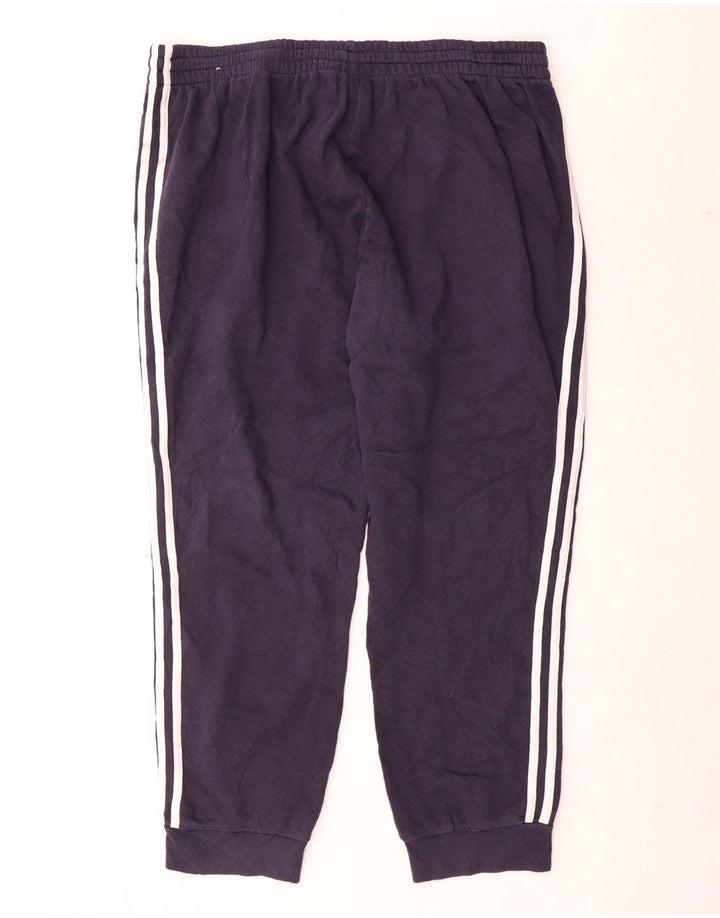 Calça de treino masculina Adidas Joggers 2XL azul marinho poliéster