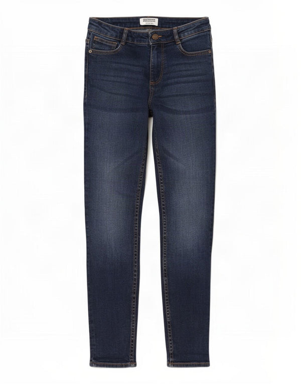 Zara Womens Trafaluc Skinny Jeans EU 36 XS W26 L27 Azul Marinho Algodão