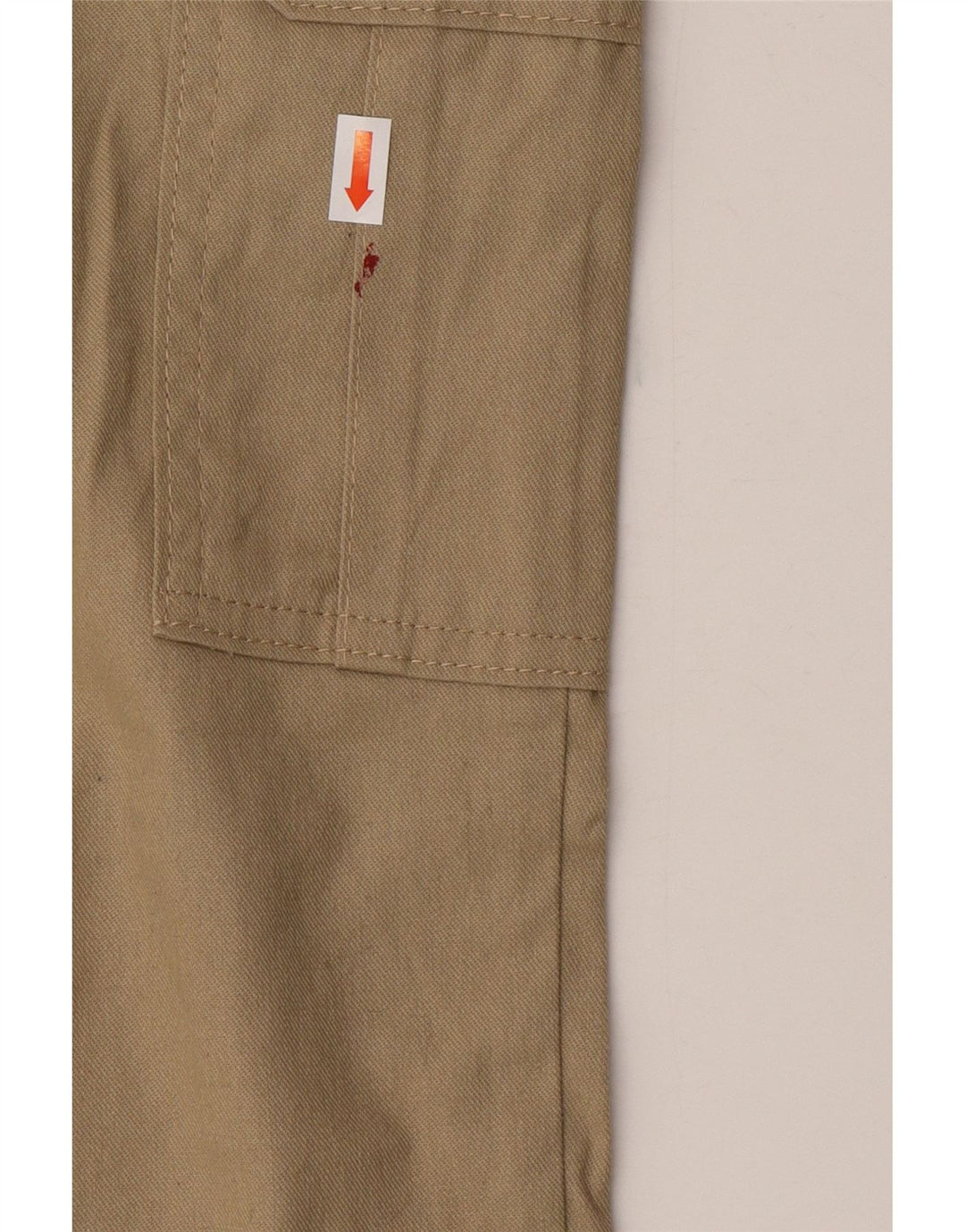 Calça cargo feminina reta DICKIES US 4 pequena W28 L32 algodão bege