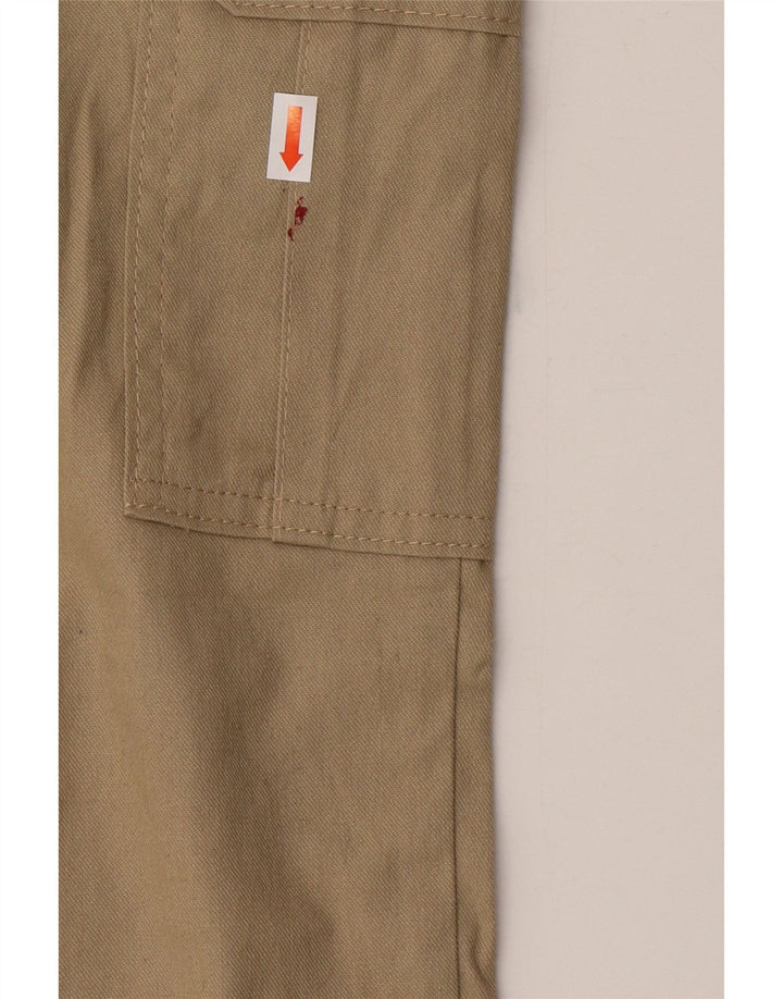 Calça cargo feminina reta DICKIES US 4 pequena W28 L32 algodão bege