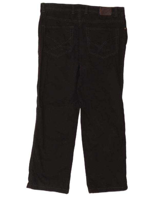 Calça jeans reta masculina John Lewis W36 L29 algodão preto