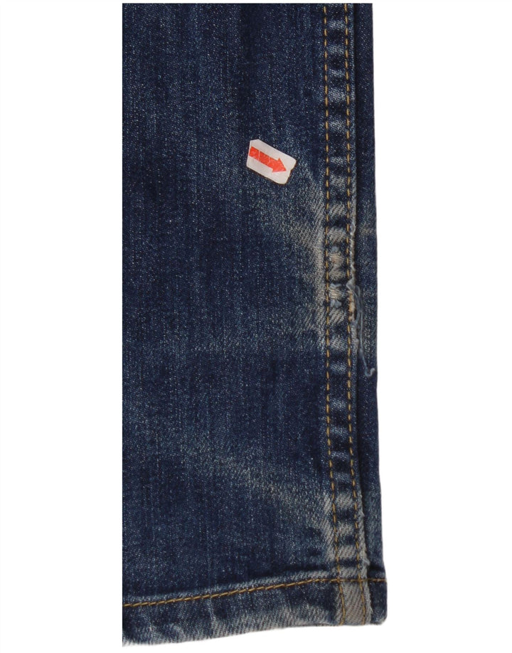 LEE Masculino Brooklyn Straight Jeans W36 L36 Azul Algodão