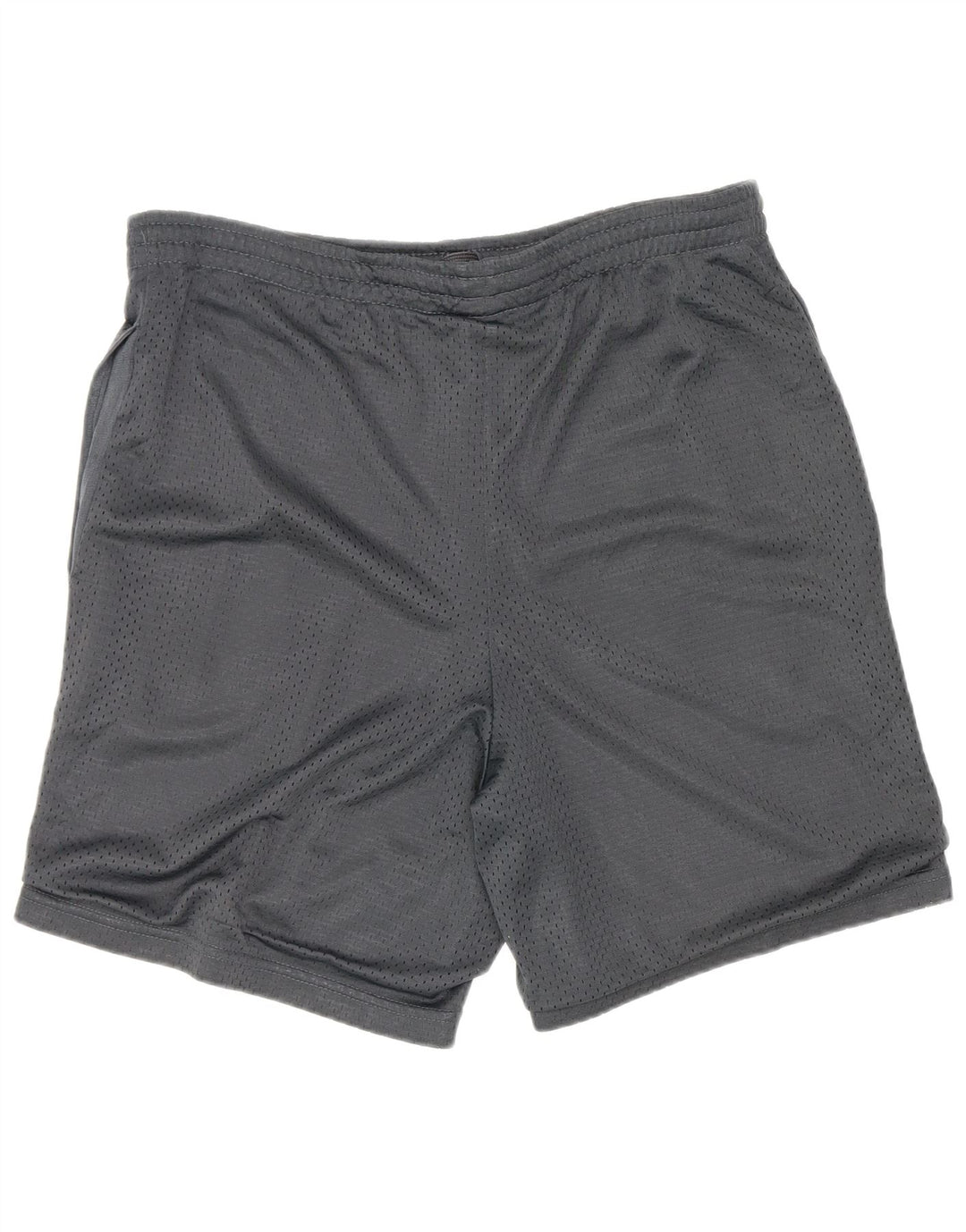 Shorts esportivos masculinos Starter Graphic Regular Fit pequenos esportes de poliéster cinza