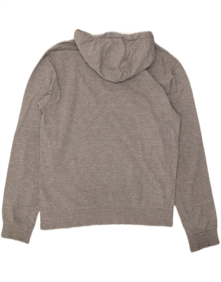 JACK & JONES Mens Graphic Hoodie Jumper XL Grey Cotton Vintage Jack & Jones and Second-Hand Jack & Jones from Messina Hembry 