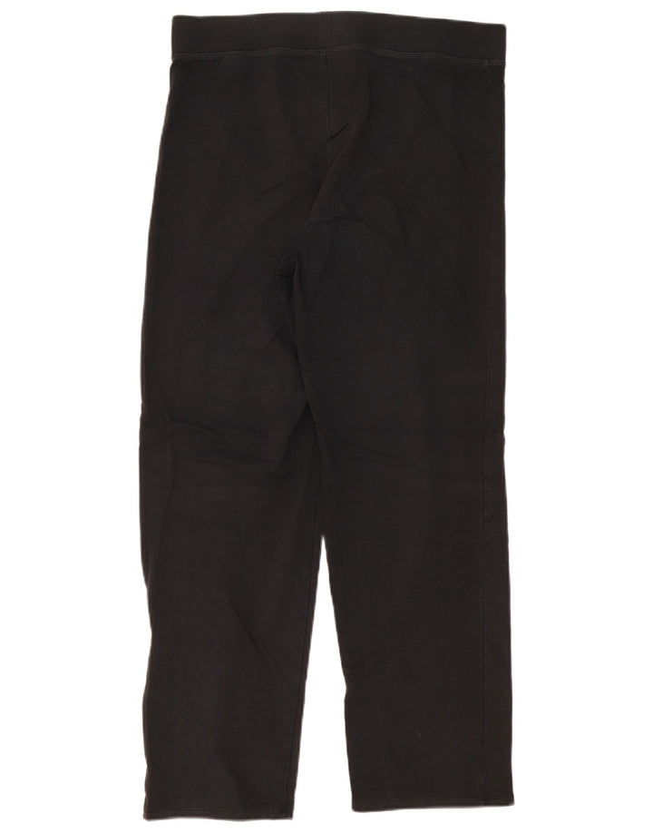 Leggings femininas Marks & Spencer Reino Unido 14 grande algodão preto