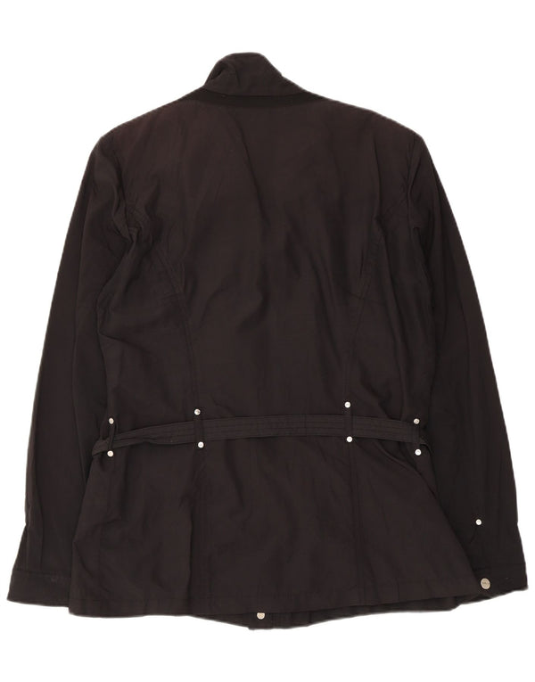 Jaqueta Geox Feminina Respira Utility UK 16 Grande Poliéster Preto