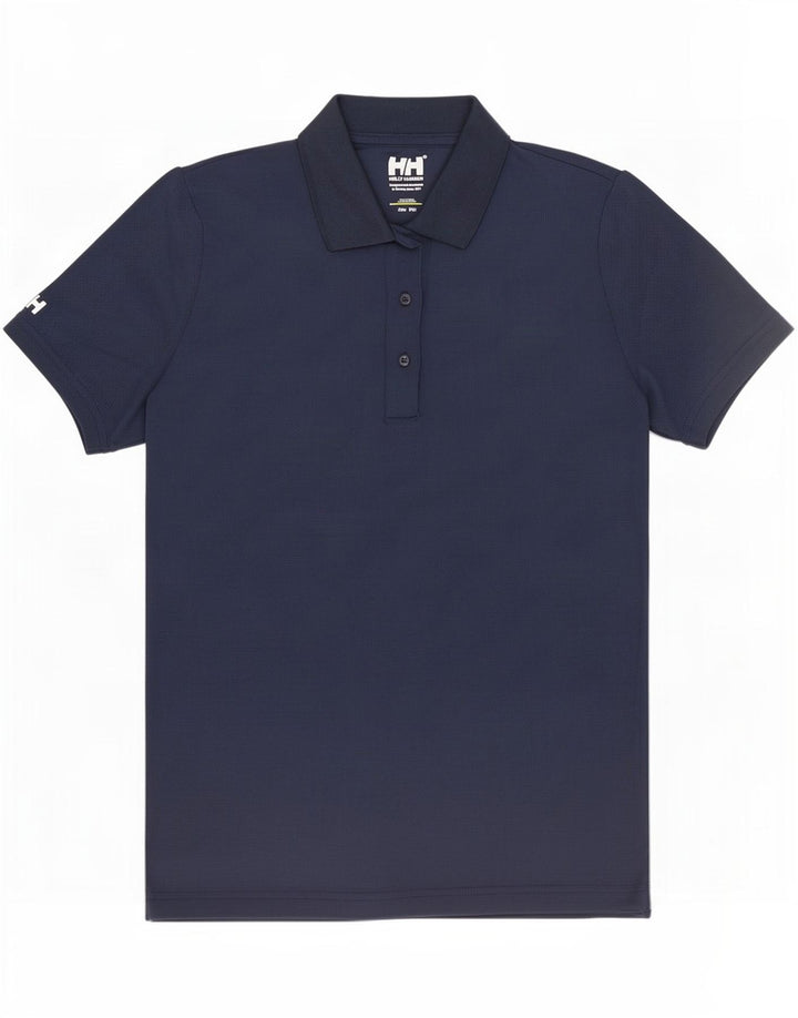 Polo feminino Helly Hansen UK 14 médio azul marinho poliamida
