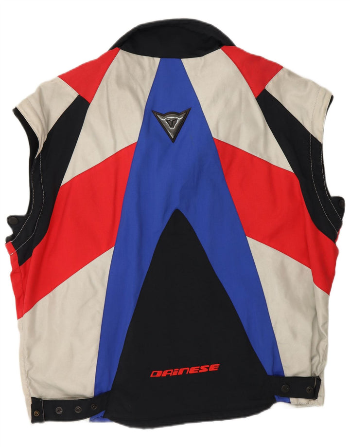Dainese Mens Graphic Biker Gilet IT 56 XL Colorblock multicolorido