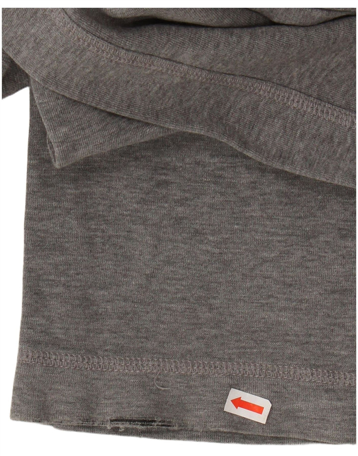 Calça de treino masculina NIKE Dri Fit pequena cinza algodão
