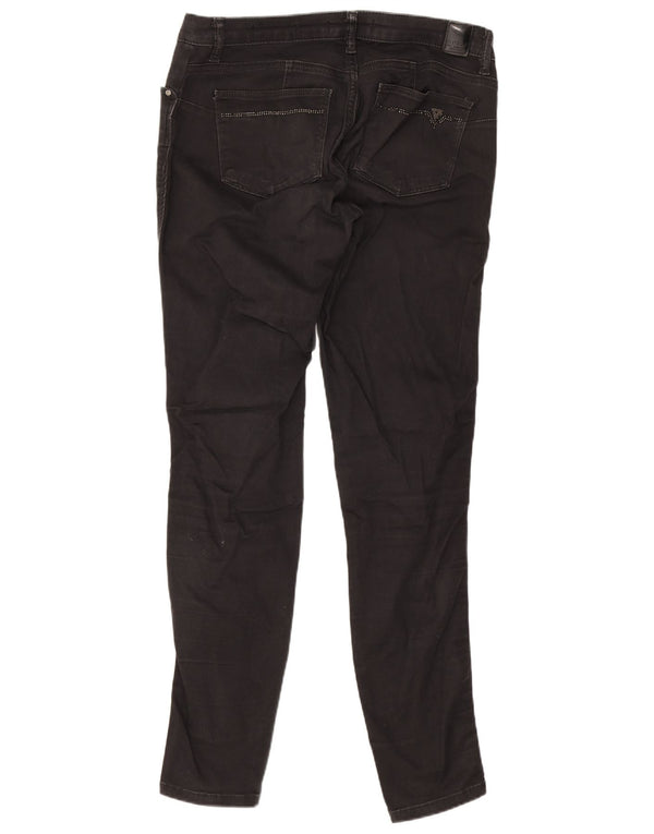 Guess Calça Jeans Feminina Curve X Mid Rise Skinny W30 L29 Algodão Preto