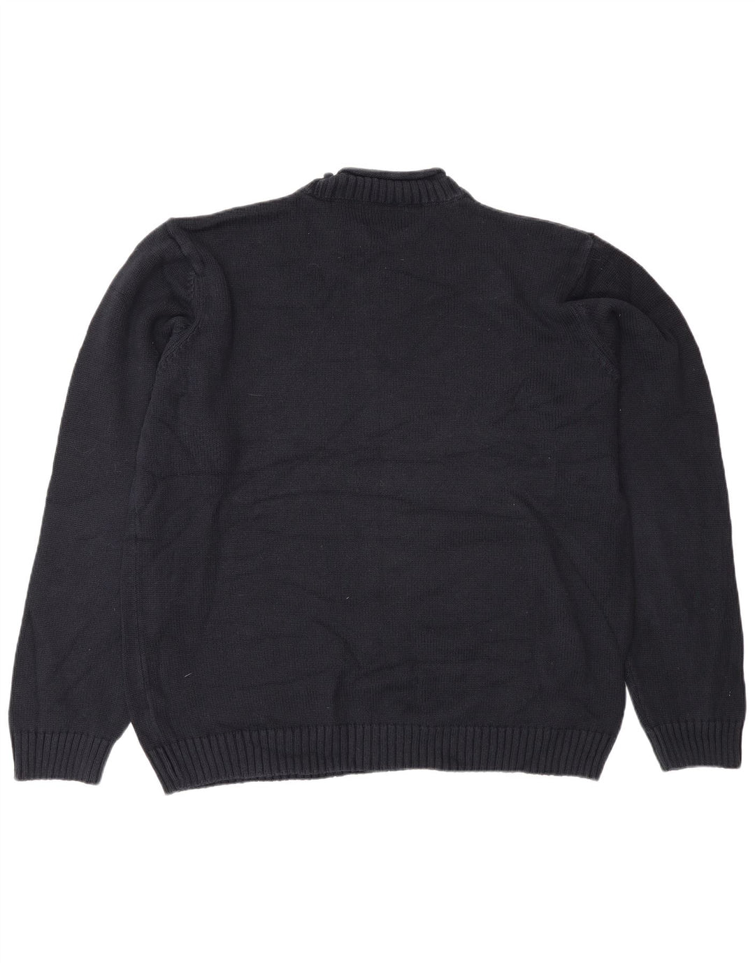 Suéter masculino Marks & Spencer Blue Harbor com gola tartaruga 2XL azul marinho