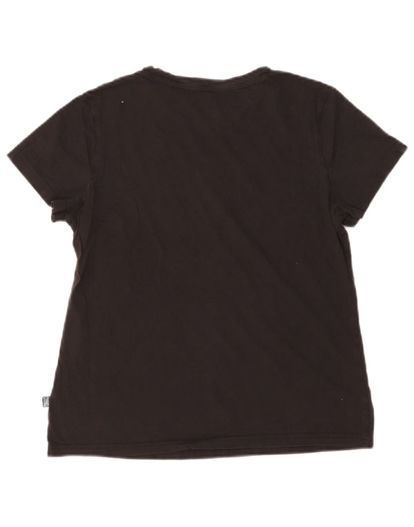 Puma Camiseta Feminina Graphic Top UK 14 Médio Preto