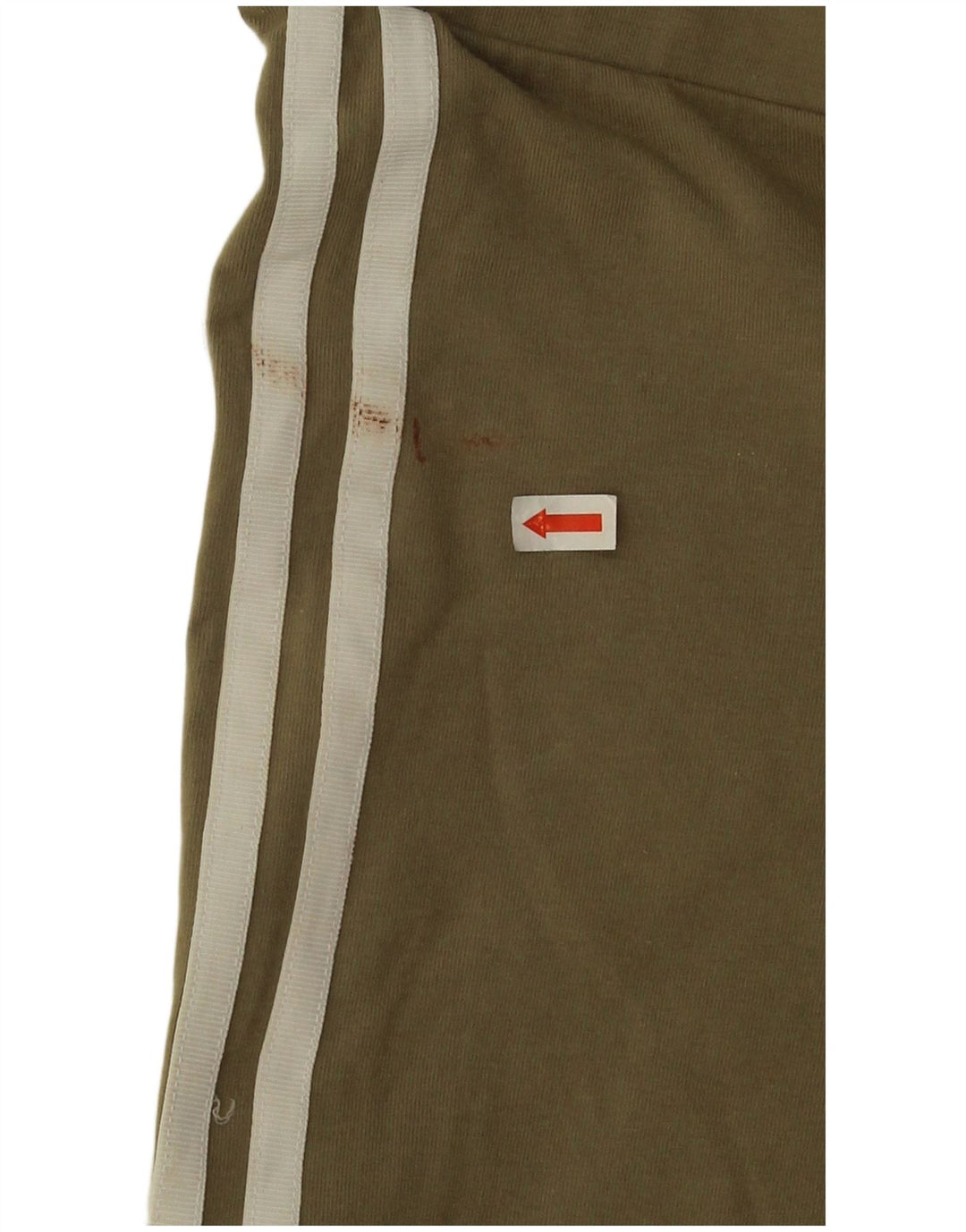 Leggings Adidas Femininas UK 12 Médio Algodão Cáqui