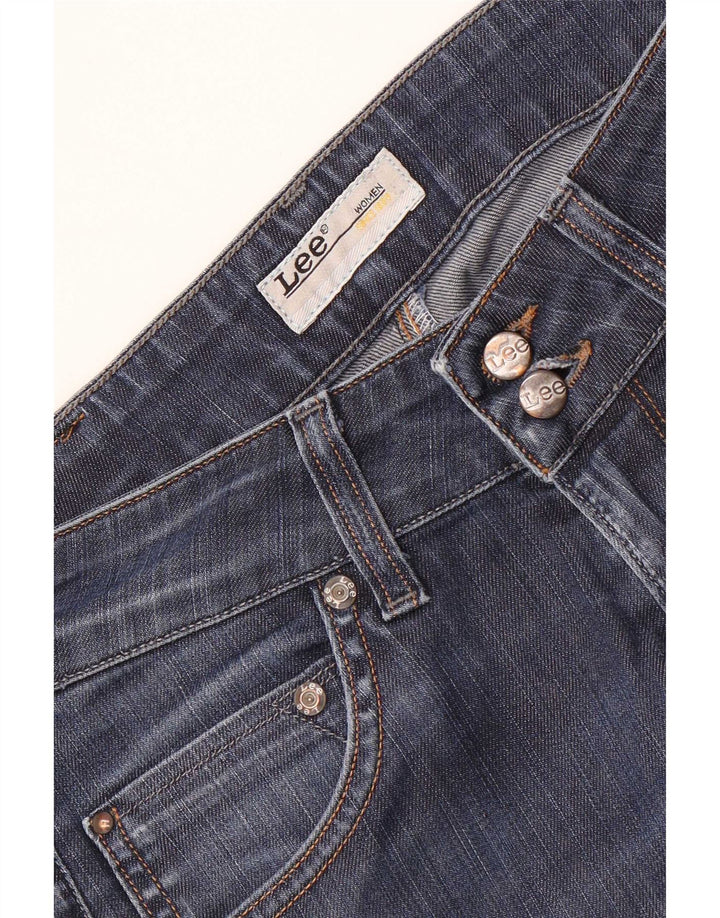 Calça jeans feminina Lee Bootcut W28 L31 azul marinho