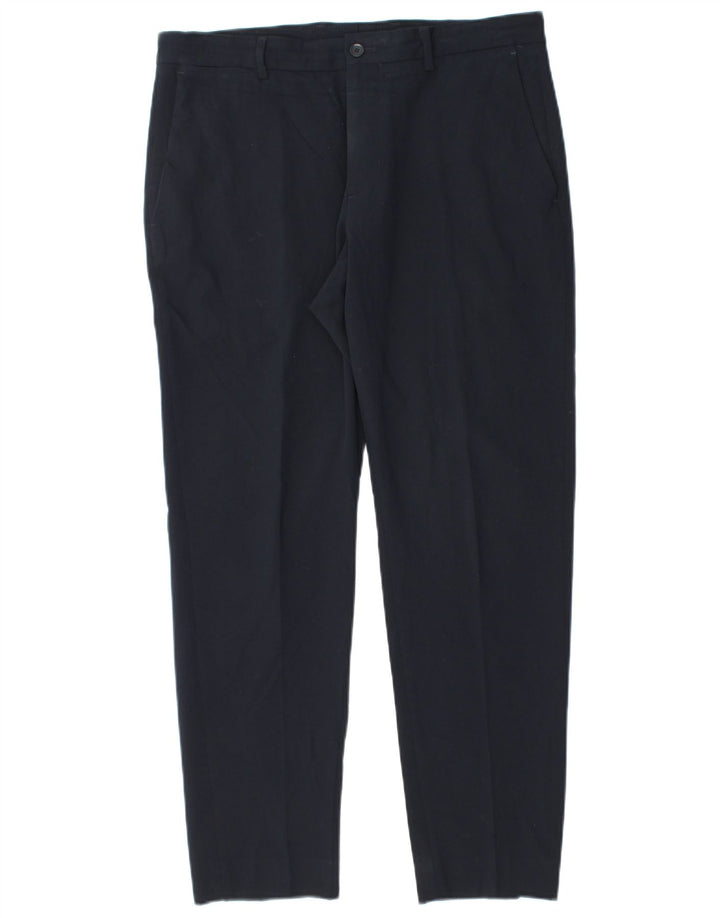 Zara Mens Slim Chino Calças EU 40 Médio W31 L28 Preto