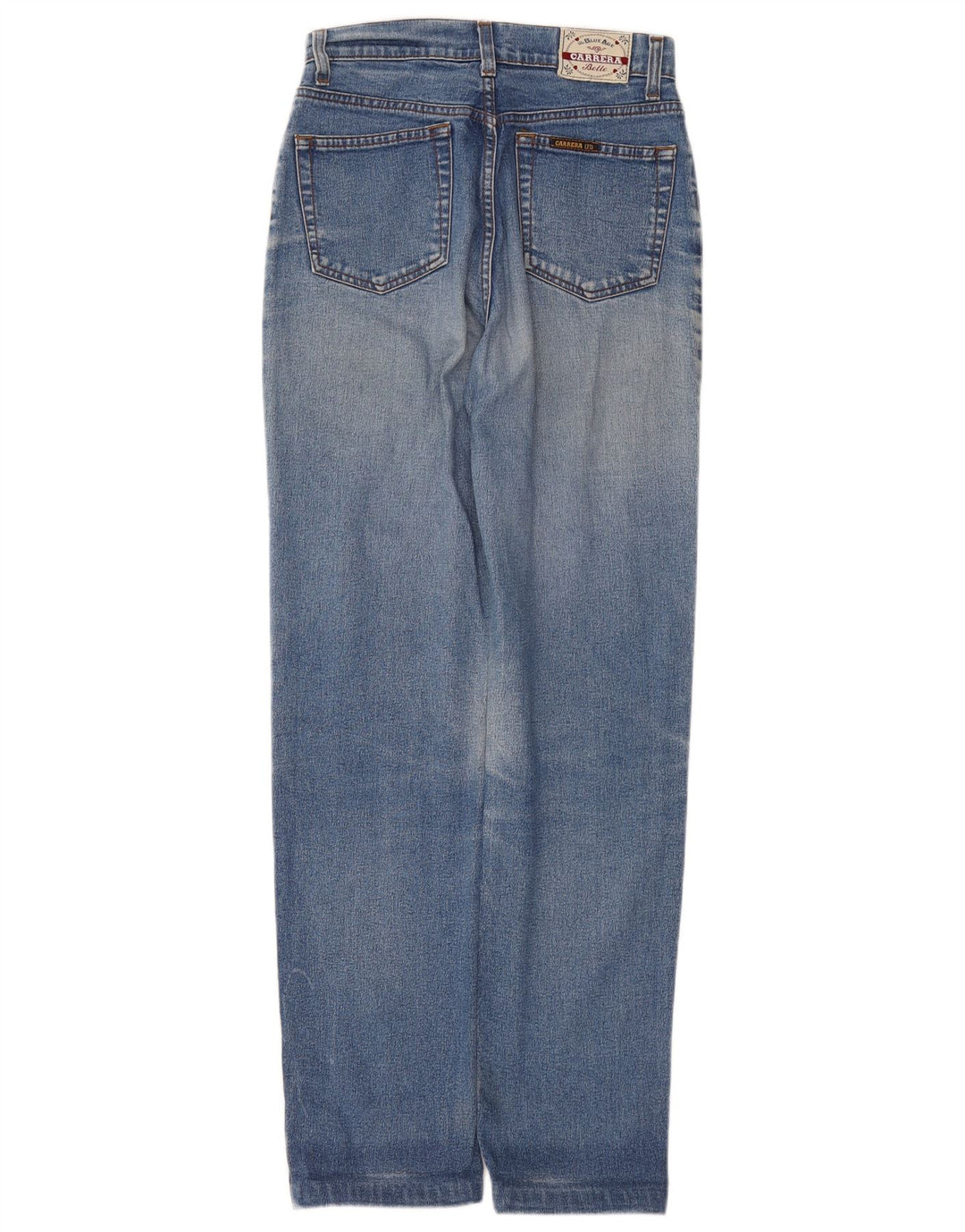 Calça jeans reta feminina Carrera W26 L31 azul