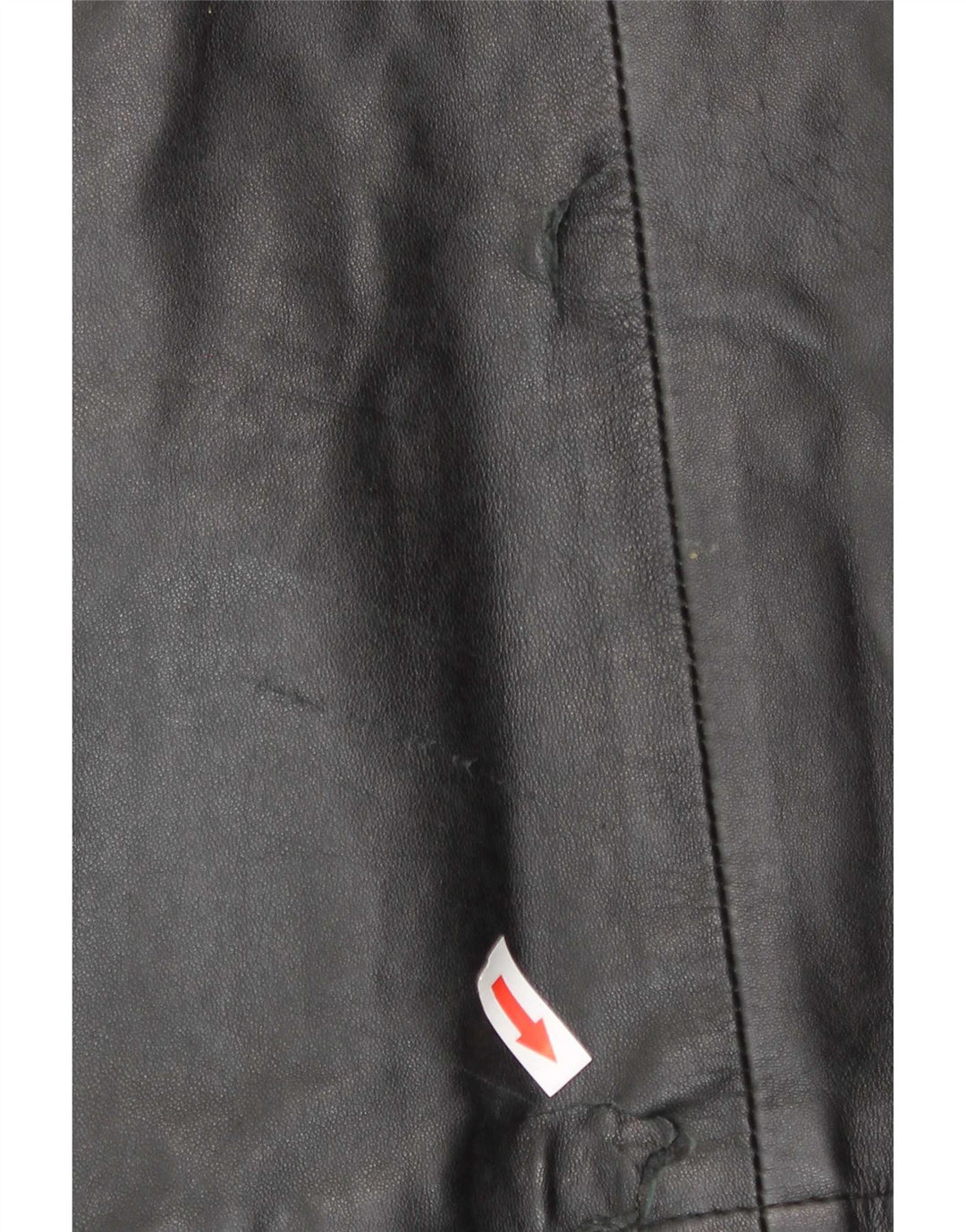 Jaqueta de couro masculina vintage IT 48 média preta