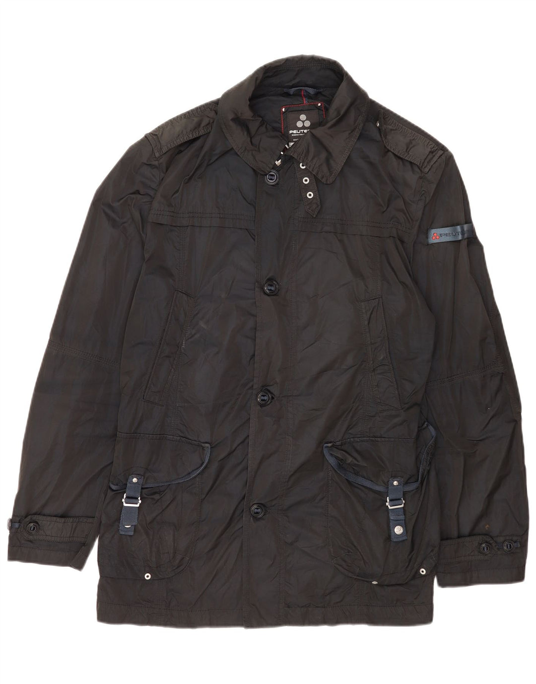 Jaqueta militar masculina PEUTEREY EU 54 2XL poliéster preto