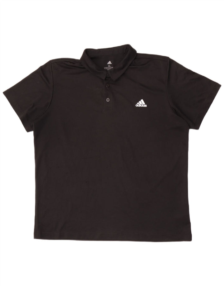 Adidas Mens Aeroready Polo XL Preto Poliéster