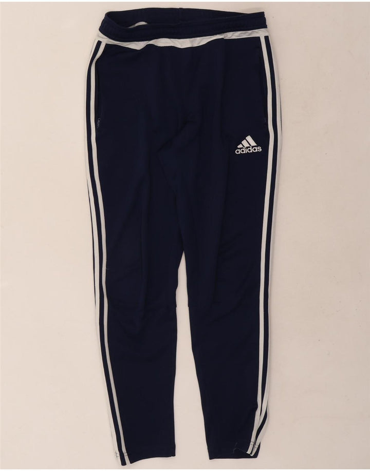 Calça de treino masculina Adidas Climacool médio azul marinho poliéster