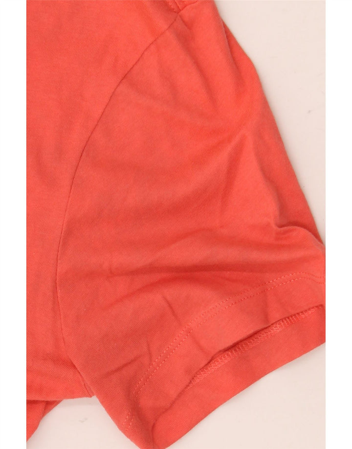 Camiseta Nike Feminina Graphic Top UK 14 Médio Laranja