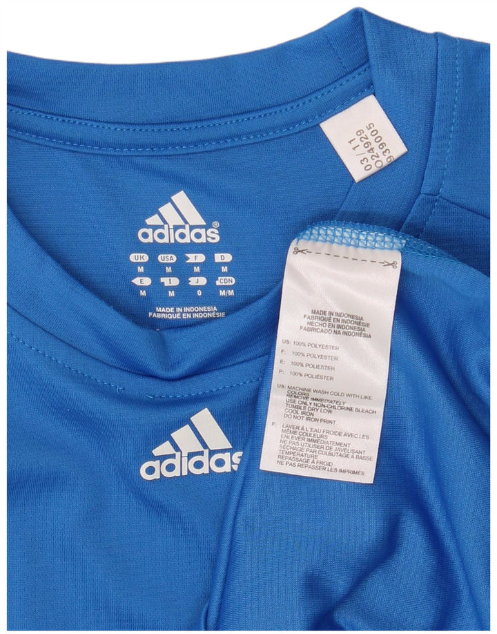Camiseta masculina ADIDAS Top Azul Médio Poliéster